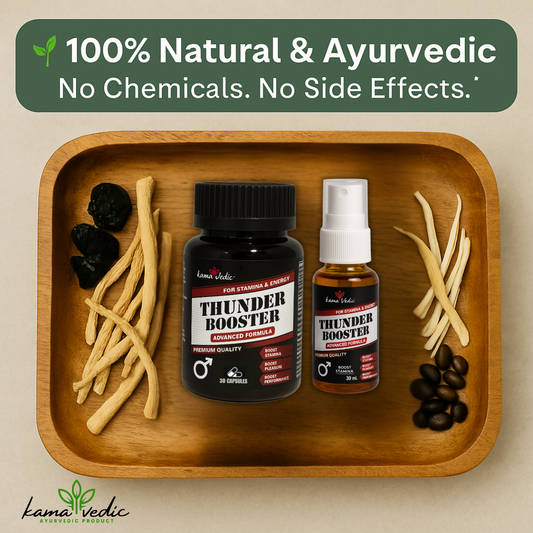 Kamavedic™ ThunderBooster Capsule and Oil (combo)
