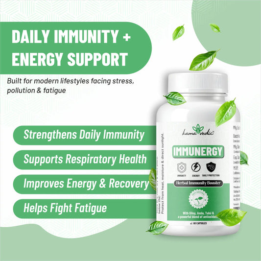 kamavedic immunergy benefits immunity support energy recovery antioxidant respiratory health supplement india