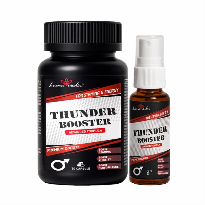 ThunderBooster Capsule & Oil Combo for Men