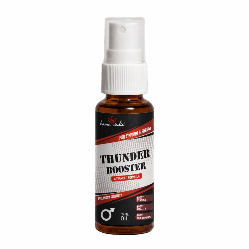Kamavedic ThunderBooster Ayurvedic Herbal Massage Oil for Men — 15ml
